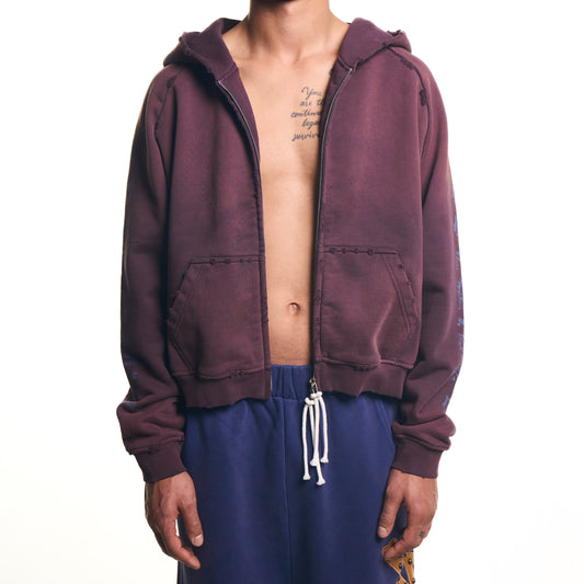 PALATINE ZIP UP [B-BERRY WINE]