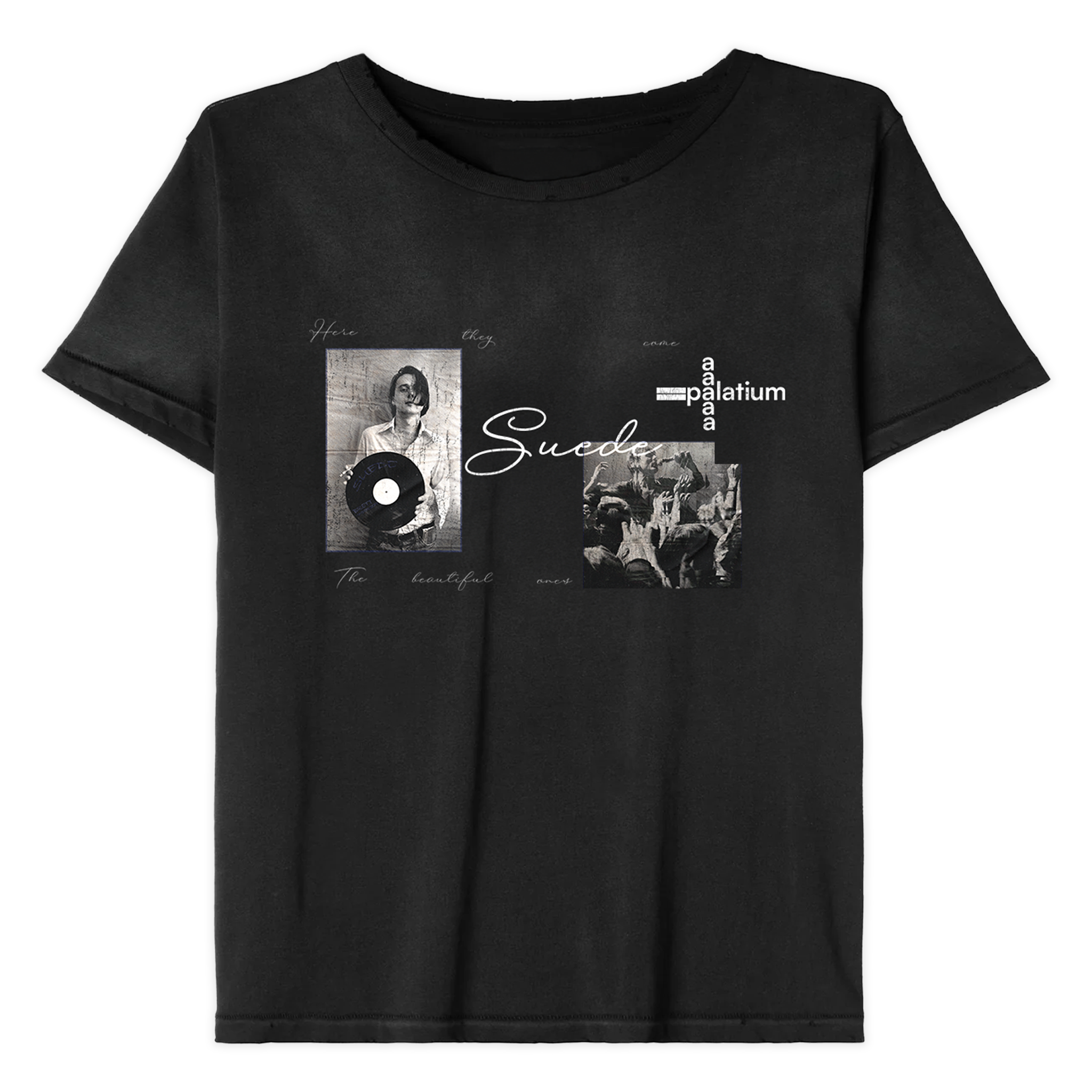SUEDE TEE