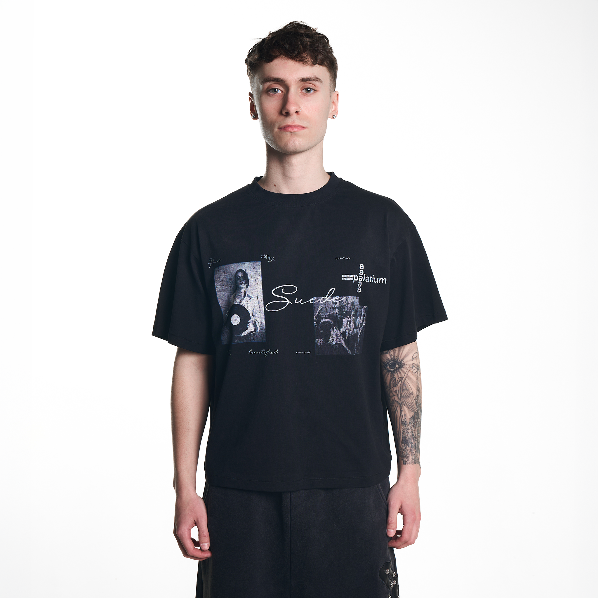 SUEDE TEE